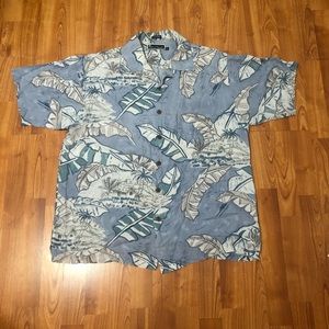 Island Tropics Resort Wear Hawaiian Men Xl Shirt